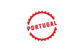 PORTUGAL stamp rubber with grunge style on white background vector