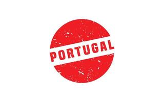 PORTUGAL stamp rubber with grunge style on white background vector