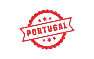 PORTUGAL stamp rubber with grunge style on white background vector