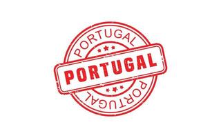 PORTUGAL stamp rubber with grunge style on white background vector
