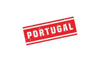 PORTUGAL stamp rubber with grunge style on white background vector