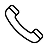 Call or dial icon with old telephone receiver vector