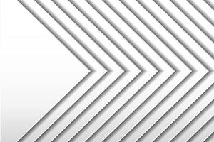 fondo de textura geométrica blanca. tarjeta de visita, plantilla de banner web, fondo de pantalla abstracto. telón de fondo en estilo de corte de papel. ilustración vectorial vector