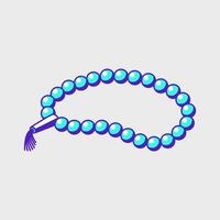 Prayer beads isometric vector icon illustration