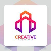 Best Creative Premium Minimal Company Logo Template Design, Gradient Color With Premium Vector. Business Hi-Quality Unique Premium Vector Logo.