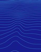 Abstract wave lines vector