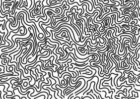 Abstract wave lines vector