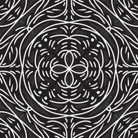 Abstract Geometry Pattern Line Floral Background Design vector