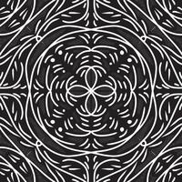 Abstract Geometry Pattern Line Floral Background Design vector
