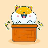 cute hand draw cartoon illustration sticker vector