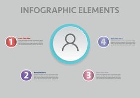 plantilla de diseño de etiquetas infográficas vectoriales con iconos y 4 opciones o pasos. se puede utilizar para diagramas de proceso, presentaciones, diseño de flujo de trabajo, banner, diagrama de flujo, gráfico de información. vector