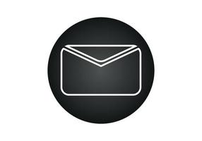 mail icon vector . email message icon symbol illustration for graphics design.