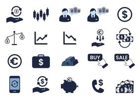 investment and finance flat icon element vector