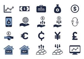 payment finance and investment flat icon element design vector