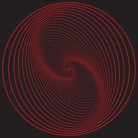 Abstract circles overlap vector