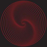 Abstract circles overlap vector