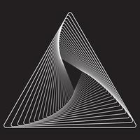 Abstract triangle overlap vector