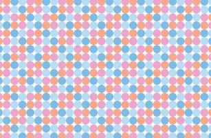 Abstract polkadot pastel color background vector