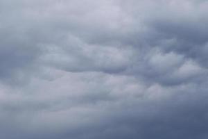 Stormy weather and dark clouds photo