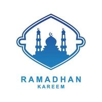 ramadan logo vector, ramadan flyer image with template illustration vector