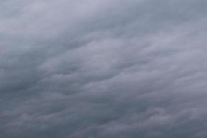 Stormy weather and dark clouds photo