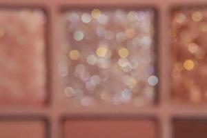 Blurred eyeshadow palette background photo