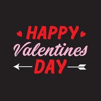 Print  happy valentines day t shirt design vector