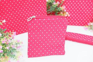 a beautiful and simple pouch as background photo