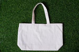 calico cloth shopping bag as a background photo