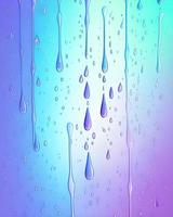 Colorful Water Drops Background photo