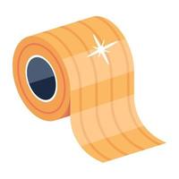 Trendy Bandage Roll vector