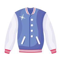 Trendy Baseball Jacket vector