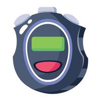 Trendy Digital Stopwatch vector