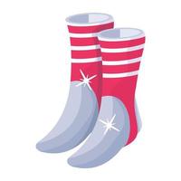 Trendy Stirrup Socks vector