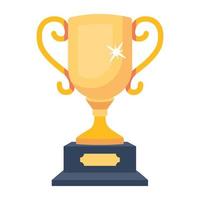 Trendy Trophy Concepts vector