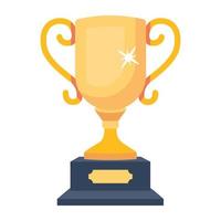 Trendy Trophy Concepts vector