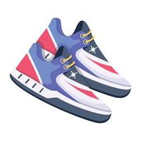 Trendy Sports Shoes vector