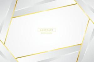 Vector abstract luxury white and gold background