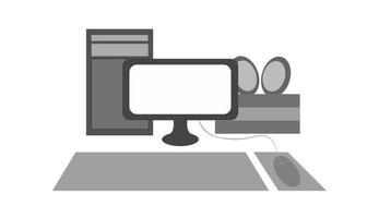 computer design illustration for work vector