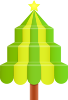 christmas tree icon color illustration png