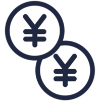 yen coins icon png