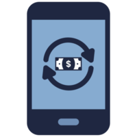 isolate money exchange app icon png