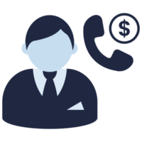 Finanz-Call-Center-Symbol png