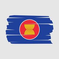 Asean Flag Brush vector