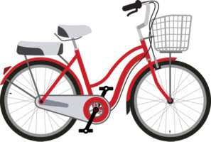 ilustração de cor de bicicleta png