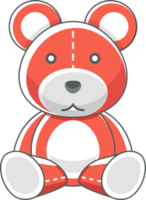 Teddy bear color symbol png