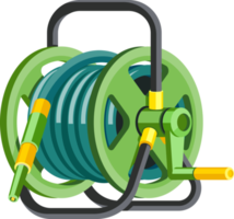 Watering hose flat color png