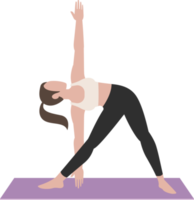 Yoga postures exercises png