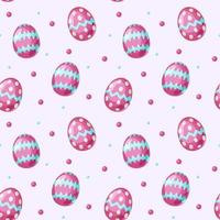 Easter seamless pattern with egg. vector illustration perfect for textile, fabric or wrapping paper.