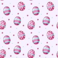 Easter seamless pattern with egg. vector illustration perfect for textile, fabric or wrapping paper.